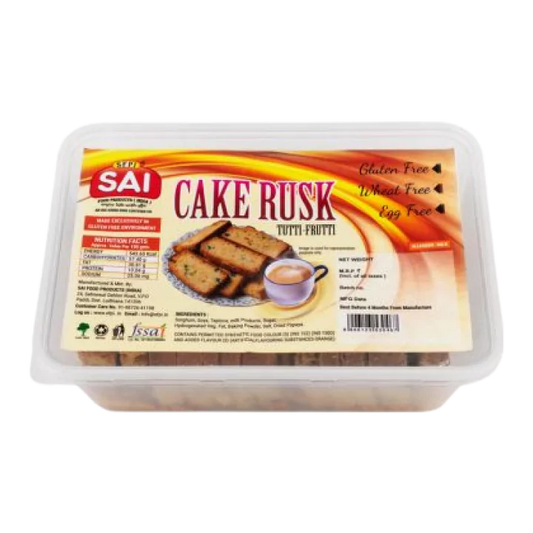 Cake Rusk Tutti Frutti