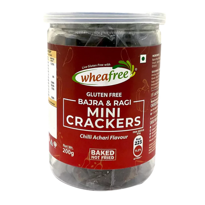 Gluten Free Bajra & Ragi Mini Crackers – Baked Not Fried