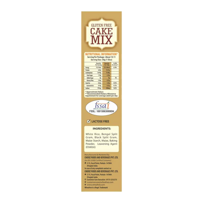 Gluten Free Cake Mix 1