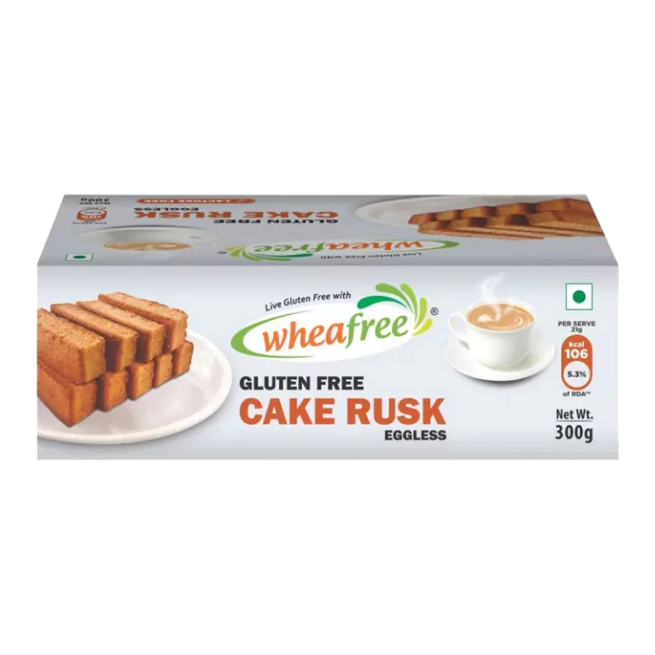 Gluten Free Cake Rusk Eggless