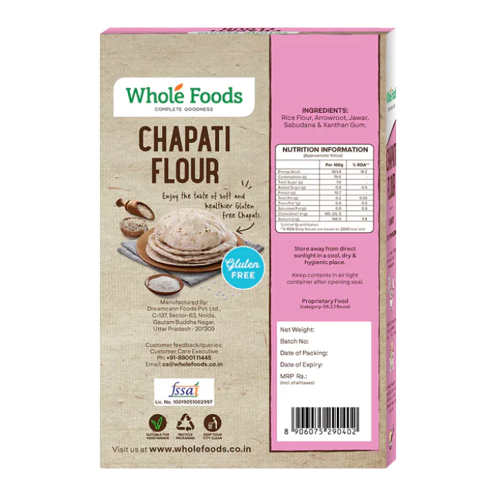 Gluten Free Chapati Mix