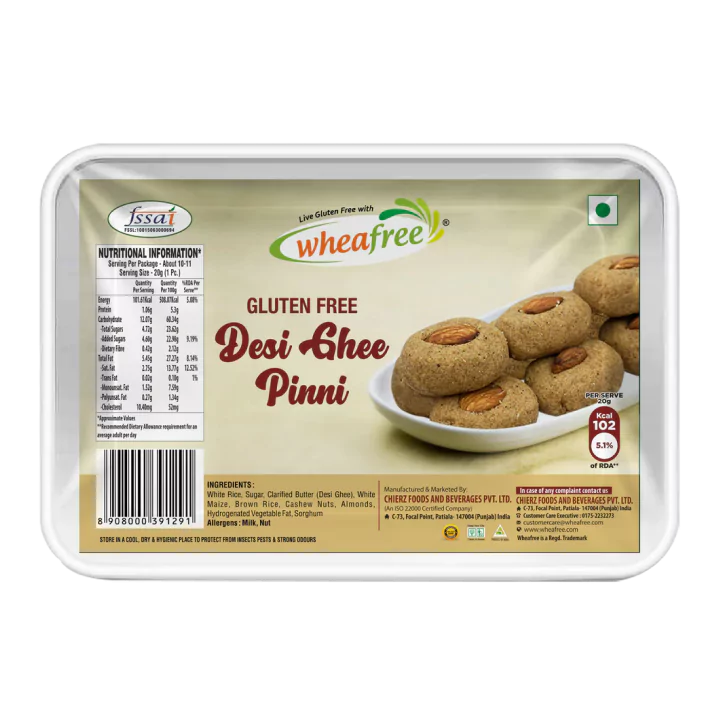 Gluten Free Desi Ghee Pinni