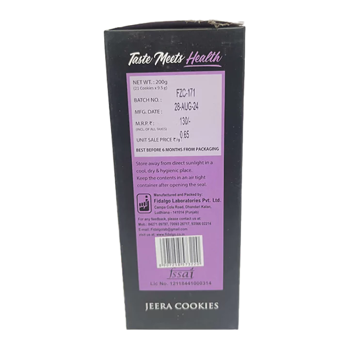 Gluten Free Jeera Cookies 