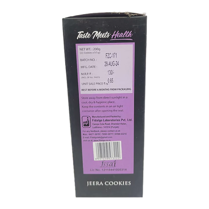 Gluten Free Jeera Cookies 