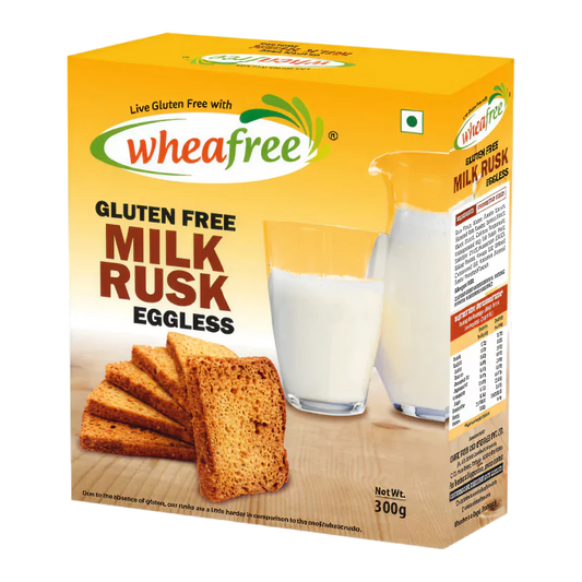 Gluten Free Milk Rusk -Eggless