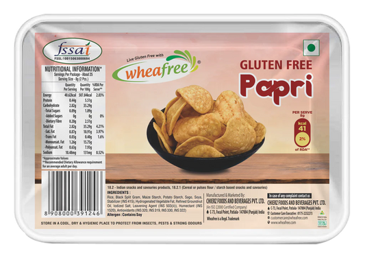 Gluten Free Papari