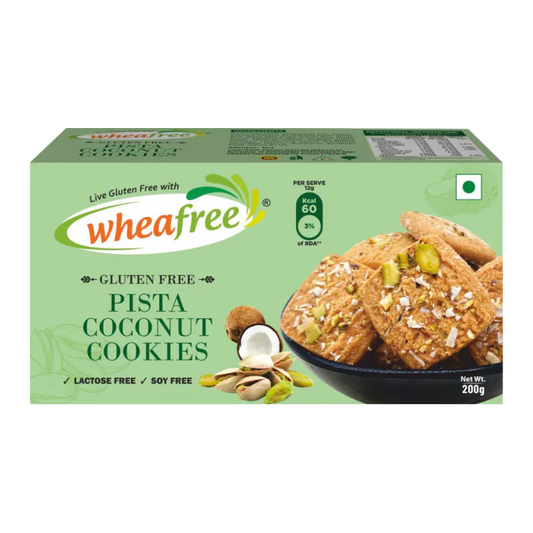 Gluten Free Pista Coconut Cookies