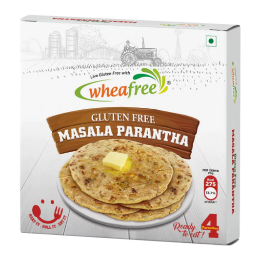 Gluten Free Ready to Eat Masala Parantha (4Pc)
