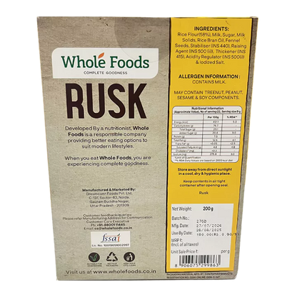 Gluten Free Rusk