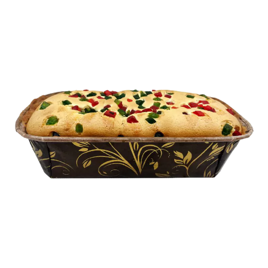 Gluten Free Sliced Vanilla Fruit Cake