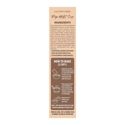 Gluten free Ragi Millet Soup Mix 1