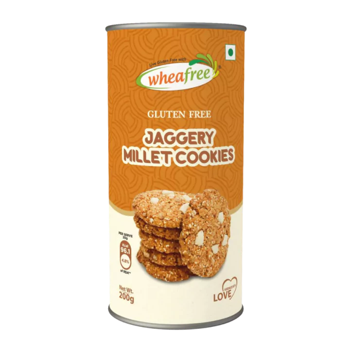 Gluten Free Jaggery Millet Cookies