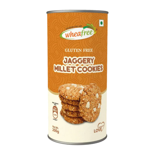 Gluten Free Jaggery Millet Cookies