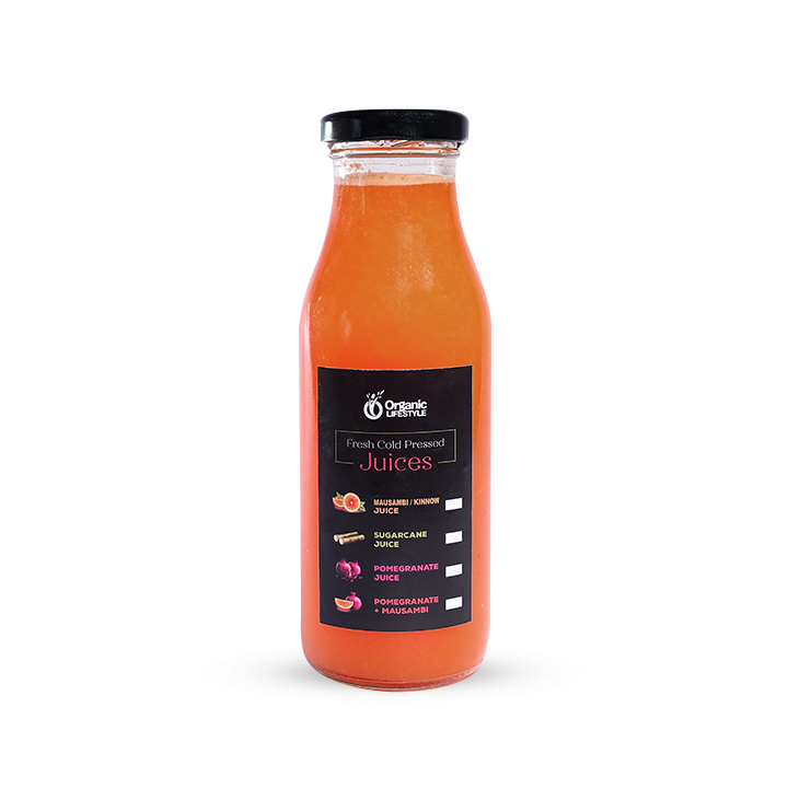 Fresh Cold-Pressed Pomegranate + Mosambi Juice With Pulp
