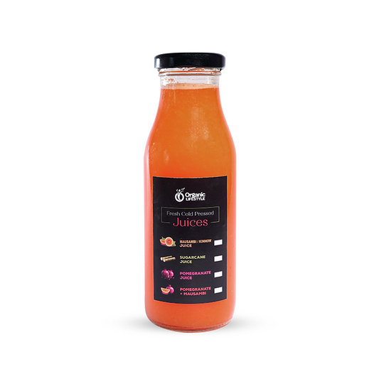 Fresh Cold-Pressed Pomegranate + Mosambi Juice With Pulp