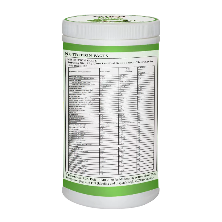 Pea Protein with Moringa, Matcha & Sprirulina01