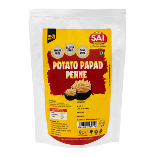 Penne Shape Potato Papad