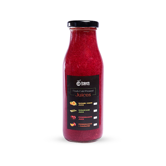 Fresh Cold-Pressed Pomegranate Juice With Pulp