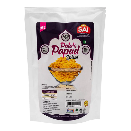 Spiral Shape Potato Papad 