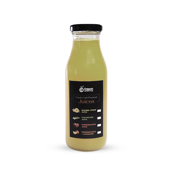 Fresh Cold-Pressed Sugarcane Juice - (With Ginger)