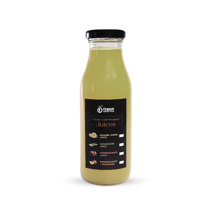 Fresh Cold-Pressed Sugarcane Juice - (With Ginger)