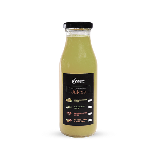 Fresh Cold-Pressed Sugarcane Juice - (Lemon + Ginger + Mint)