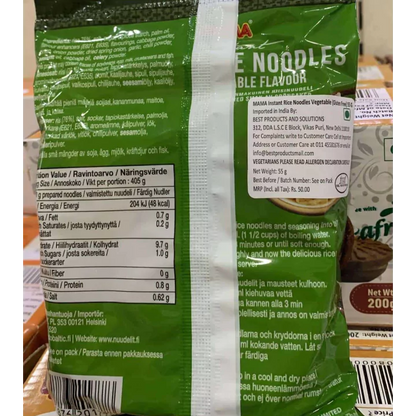Mama Rice Noodles Vegetable Flavour