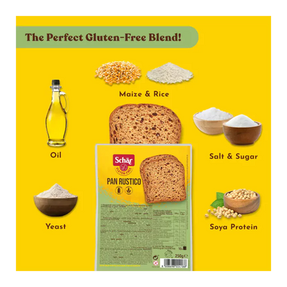 Pan Rustico ( Gluten-Free Brown Bread)