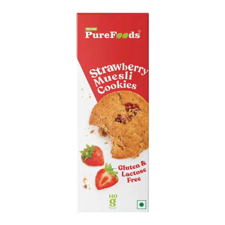 Strawberry Muesli Cookies