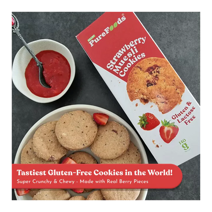 Strawberry Muesli Cookies