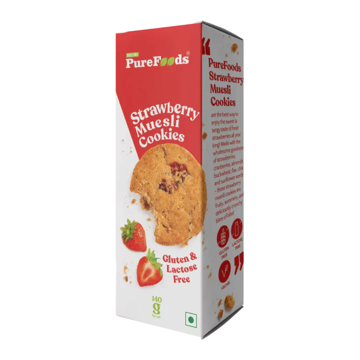 Strawberry Muesli Cookies