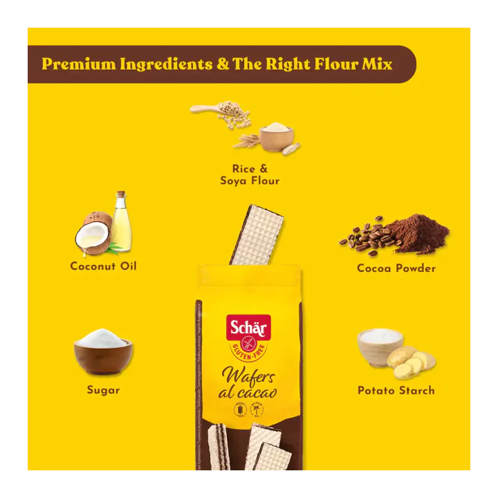 Wahers al Cacao ( Chocolate Wafers)